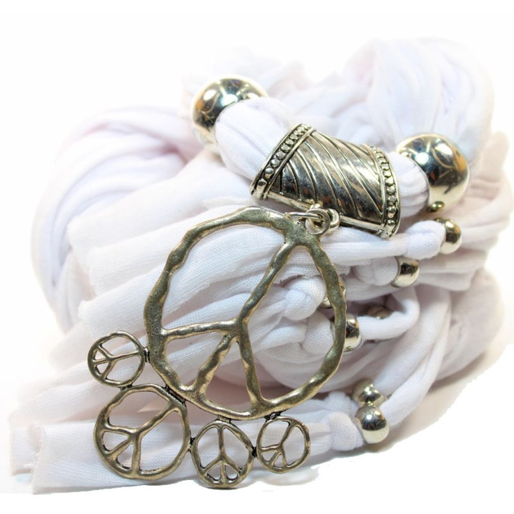 Purity & Peace Pendant Scarf